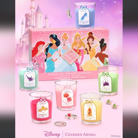 Official Disney Princess Aurora Crown Adjustable Ring, Charmed Aroma - Picture 4 of 8